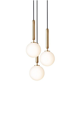 Светильник потолочный Miira 3 Brass Opal