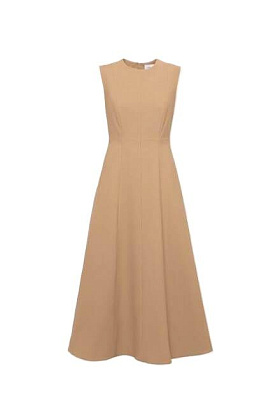 Платье бежевое