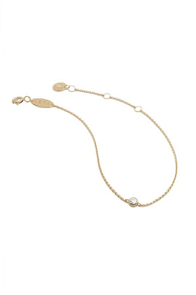 Браслет-цепочка с бриллиантом