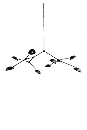 Светильник потолочный Drop Chandelier Burned Black