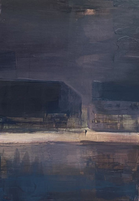 Картина Прогулки по Питеру 3/3, 50х70 см