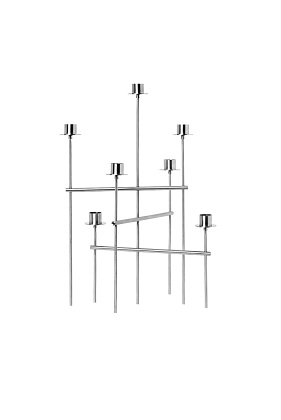 Подсвечник Elysia Candelabra Brushed Stainless Steel