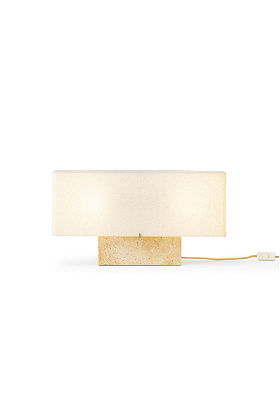 Лампа настольная Nonna Table Lamp Travertine H30
