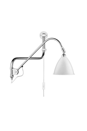 Светильник настенный BL10 Wall Lamp White Semi Matt Chrome