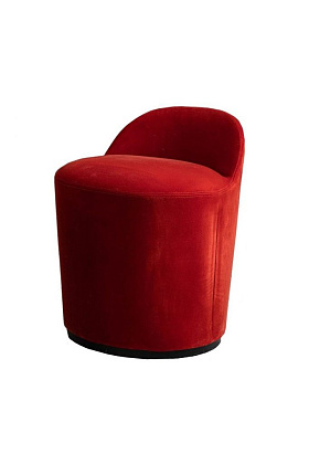Пуф Tail Dining Chair Low Back Red