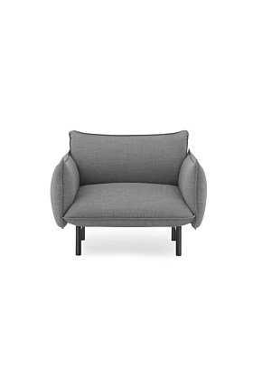 Кресло Ark Armchair Black Steel Canvas
