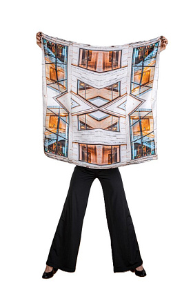 Платок шелковый Osmetry Soviet 13 | Osmetry