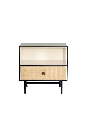Тумба прикроватная Bedside Table Essence Black Ivory