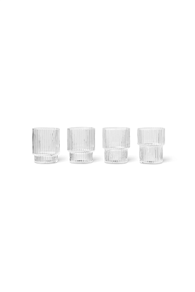 Стопки Ripple Small Glasses Clear 4 шт