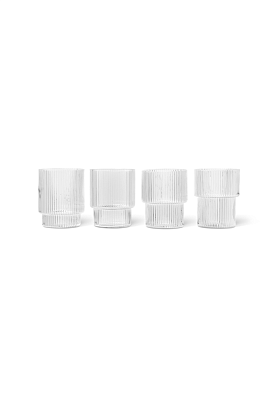 Стаканы Ripple Glasses Clear 4 шт