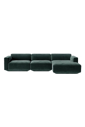 Диван Develius Sofa Velvet Forest Green