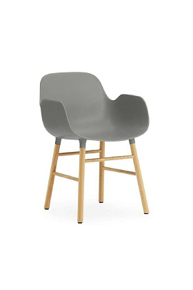 Стул Form Armchair Oak Grey