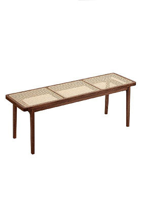 Скамья Le Roi Bench Dark Smoked Oak