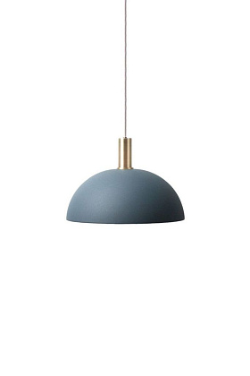 Светильник потолочный Collect Pendant Low Brass Dome Dark Blue