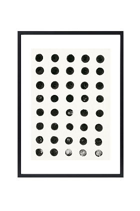 Арт-принт в багете Монохром-Ритм 60х80