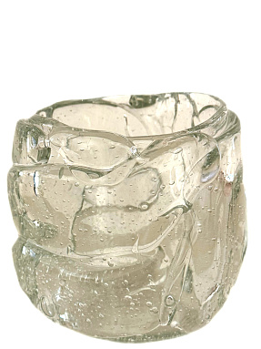 Ваза авторская Лёд из стекла