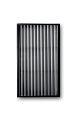 Шкаф Haze настенный Wall Cabinet Reeded Glass Black