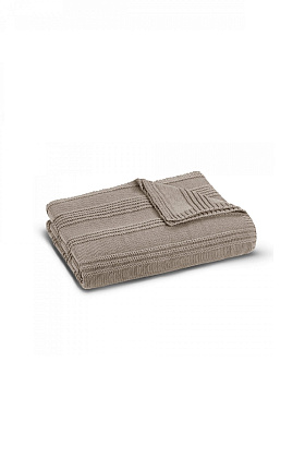 Плед Molly Throw Warm Grey 130х170