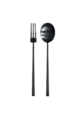 Приборы для салата Kogei Salad Servers Black Set of 2