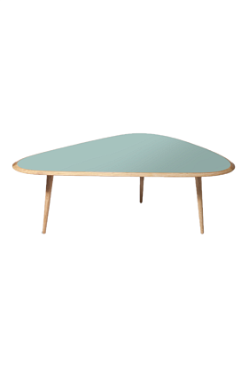 Столик Small 50's Coffee Table Lacquer Mineral Green