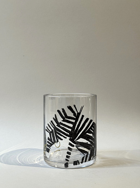Стакан хрустальный из серии Зебры - 2, авторская работа
