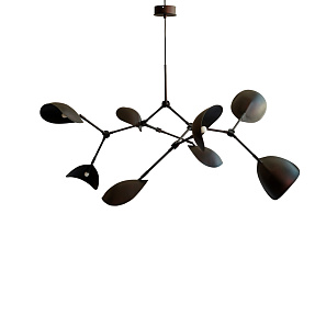 Светильник потолочный Stingray Chandelier Burned Black