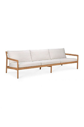 Диван Teak Jack Outdoor Sofa 3-х местный White