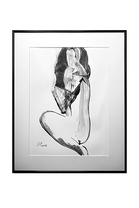 Диптих «Сидящие» - 1, 40х50 см