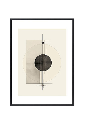Арт-принт в багете Конструктор - Цель 50х70