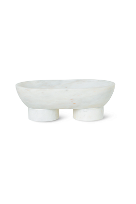 Мраморная чаша Alza Bowl White