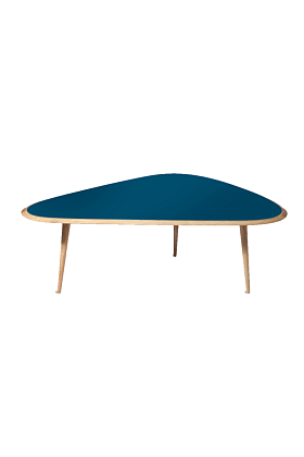 Столик Large 50's Coffee Table Peacock Blue