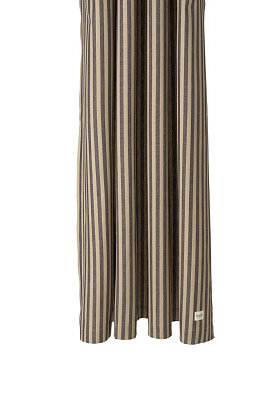 Штора для ванной Chambray Sand Black